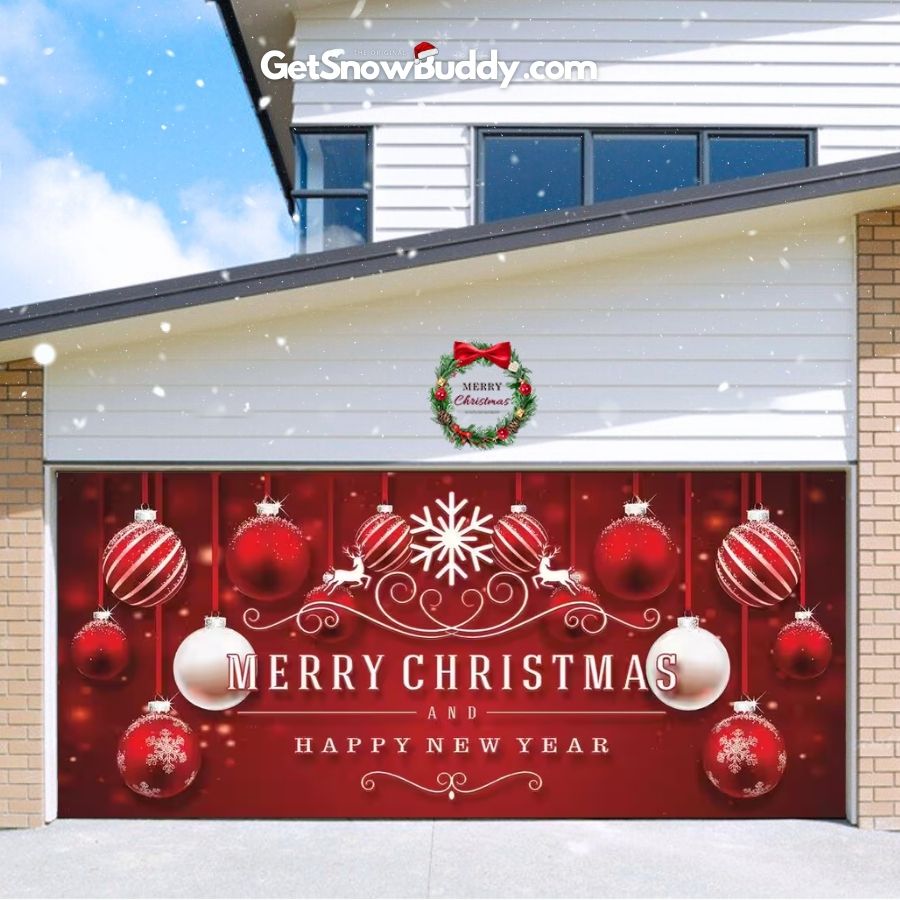 Merry Christmas- SnowBuddy™️ Garage Door Cover – SnowBuddy®
