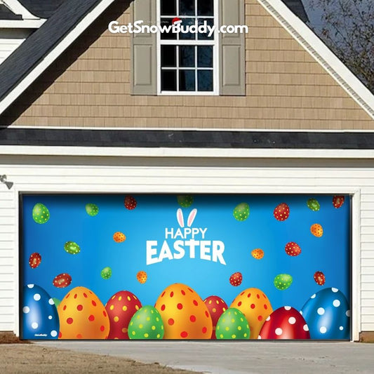 Happy Easter- SnowBuddy™️ Garage Door Cover
