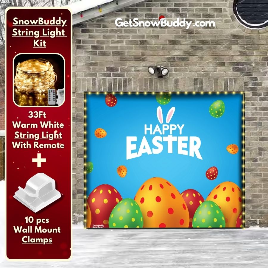 Happy Easter- SnowBuddy™️ Garage Door Cover