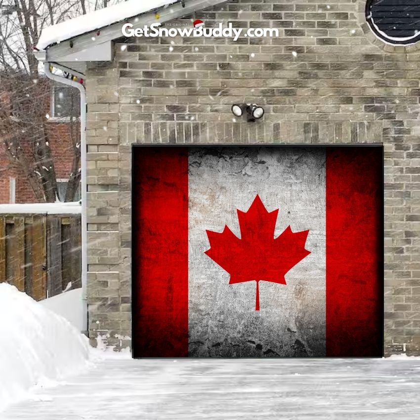 Canada Flag- SnowBuddy™️ Garage Door Cover