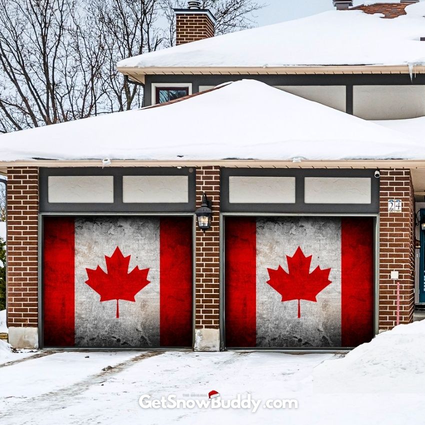 Canada Flag- SnowBuddy™️ Garage Door Cover