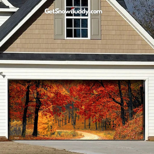 Fall/Autumn- SnowBuddy™️ Garage Door Cover